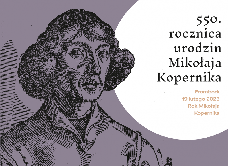 550. rocznica urodzin Mikołaja Kopernika plakat