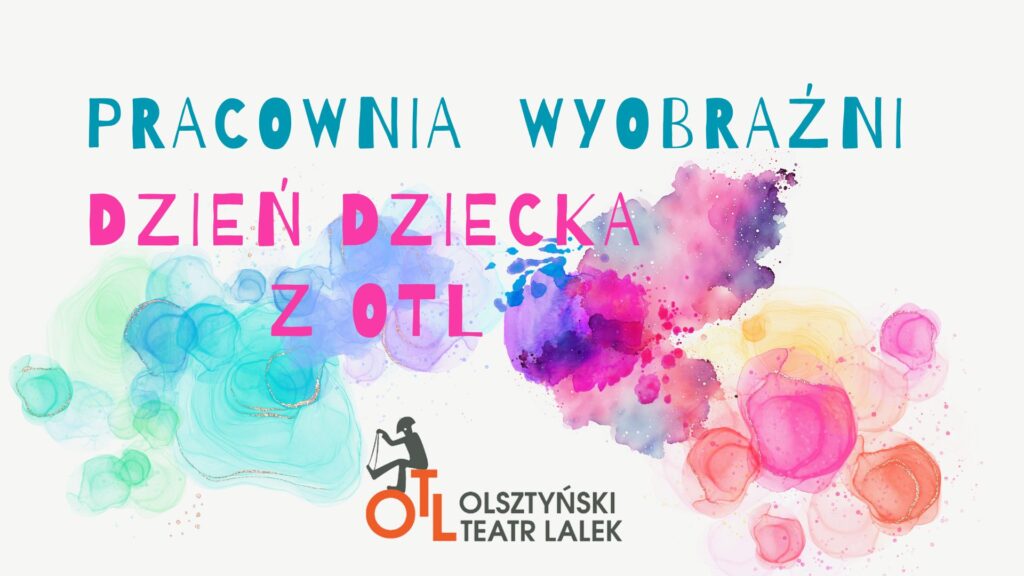 Kolorowa grafika z napisem Dzień Dziecka