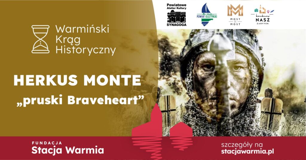 Postać historyczna Herkusa Monte w zbroi.