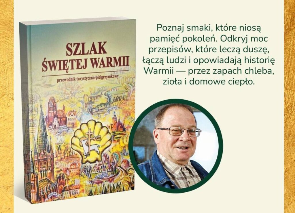Okładka przewodnika turystycznego o Warmii