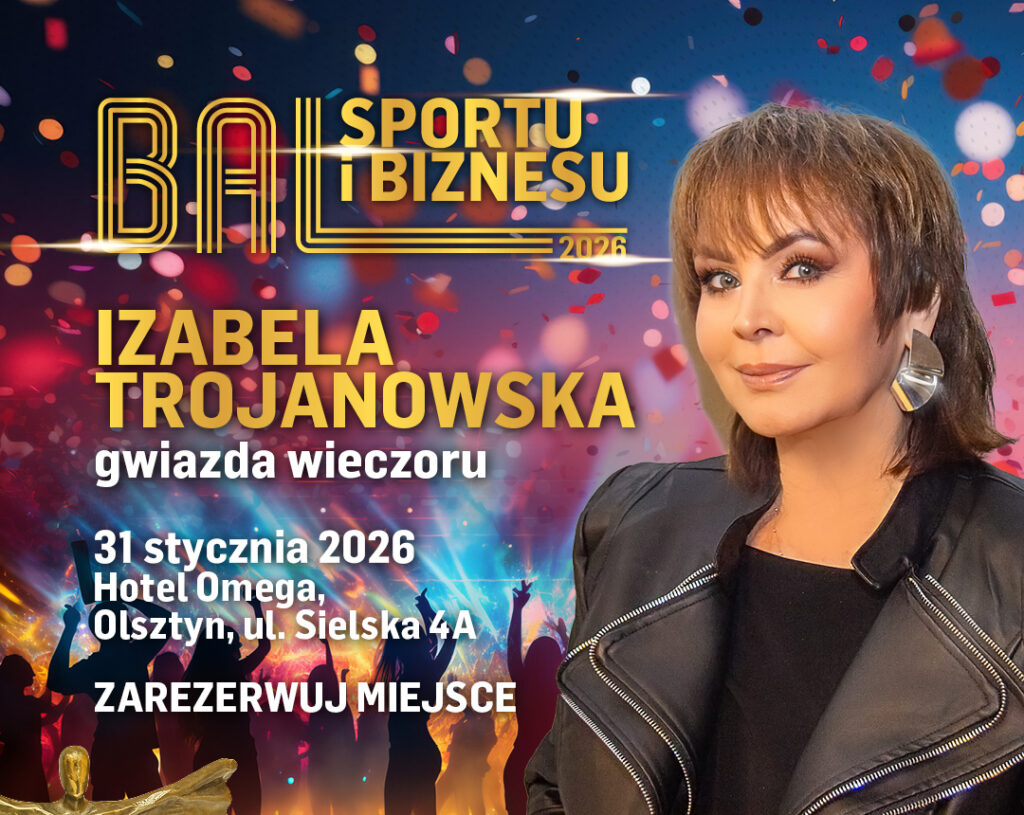 Izabela Trojanowska podczas balu sportu i biznesu