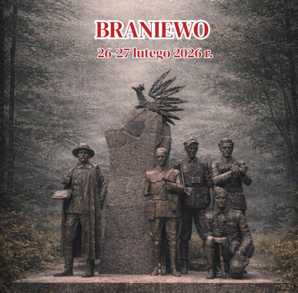 Pomnik żołnierzy w lesie