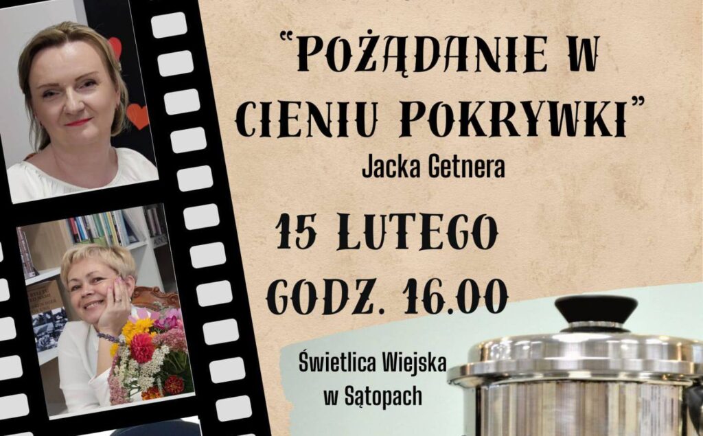 Plakat promujący wydarzenie kulturalne.