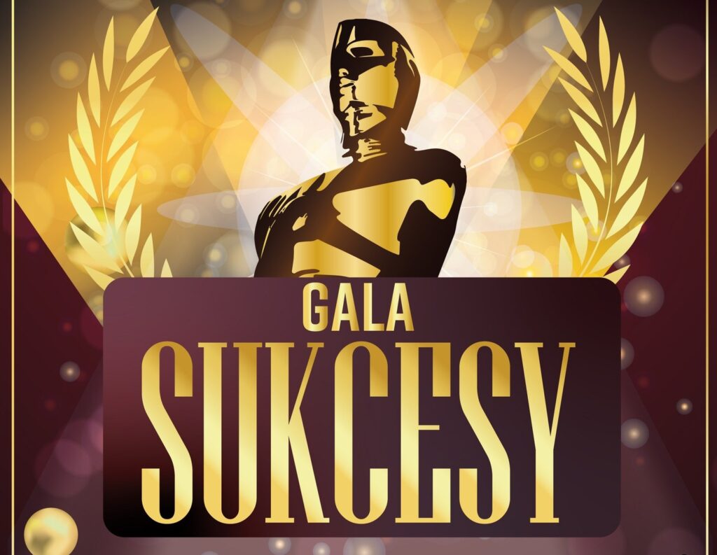 Plakat gali Sukcesy z nagrodami
