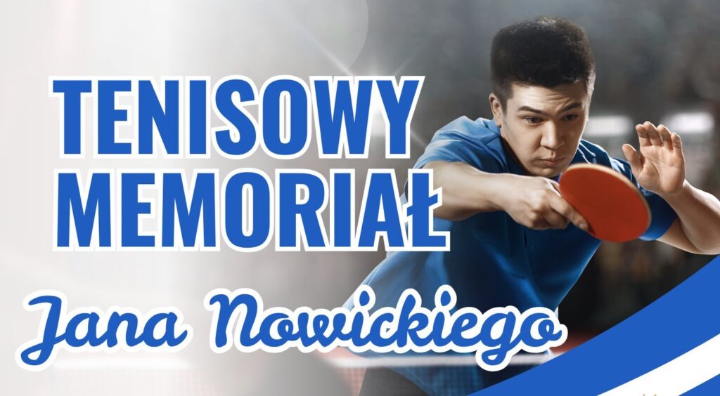 Zawodnik tenisa stołowego podczas meczu