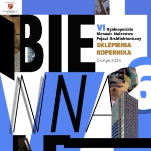 Plakat VI Ogólnopolskiego Biennale Malarstwa w Olsztynie 2026.