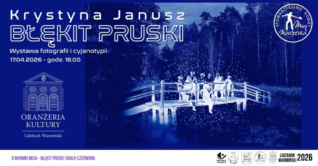 Plakat wystawy fotografii Krystyny Janusz