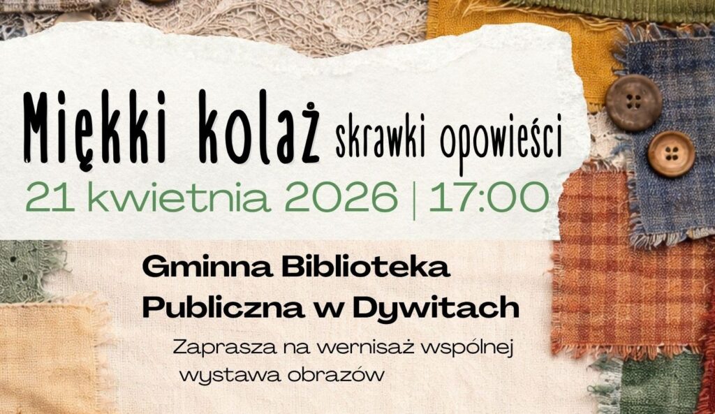 Plakat wystawy skrawków opowieści.