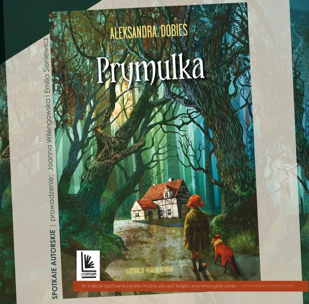 Okładka książki 'Prymulka' autorstwa Aleksandry Dobies.