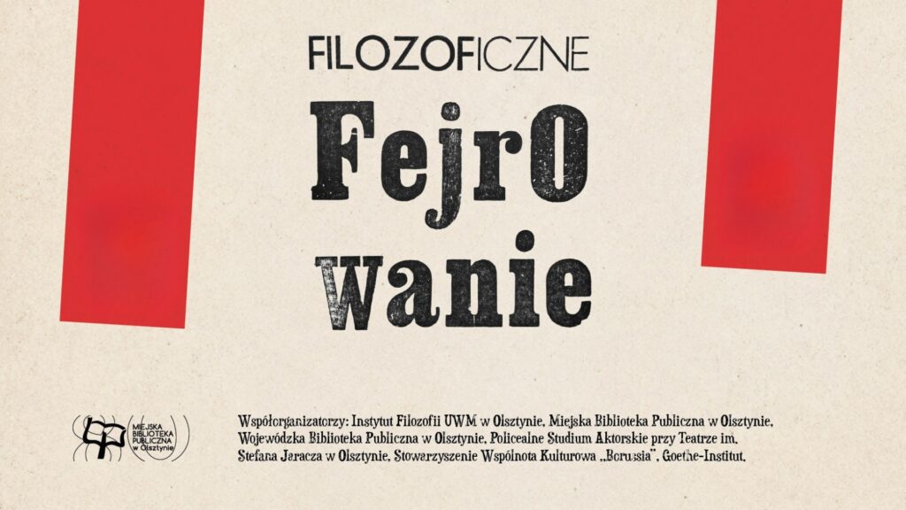 Plakat wydarzenia „Fejrowanie na Warmii i Mazurach” – 22 maja 2026 r. w Olsztynie.
