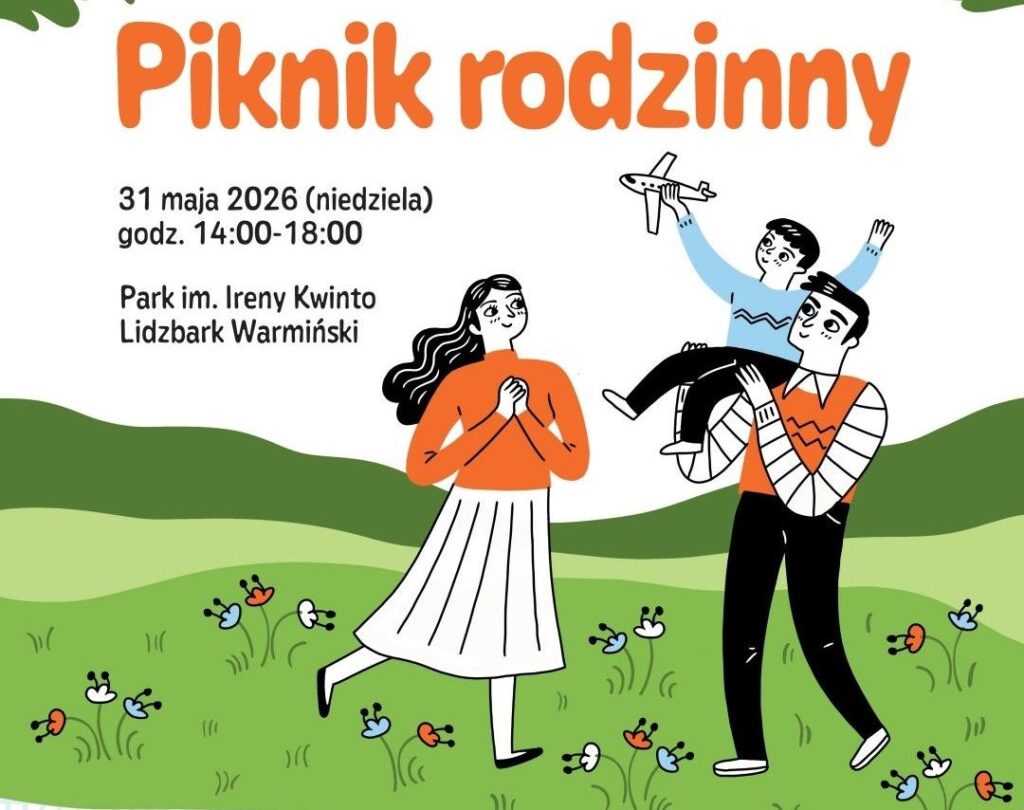 Rodzina na pikniku w parku, ciesząca się wspólnym czasem.