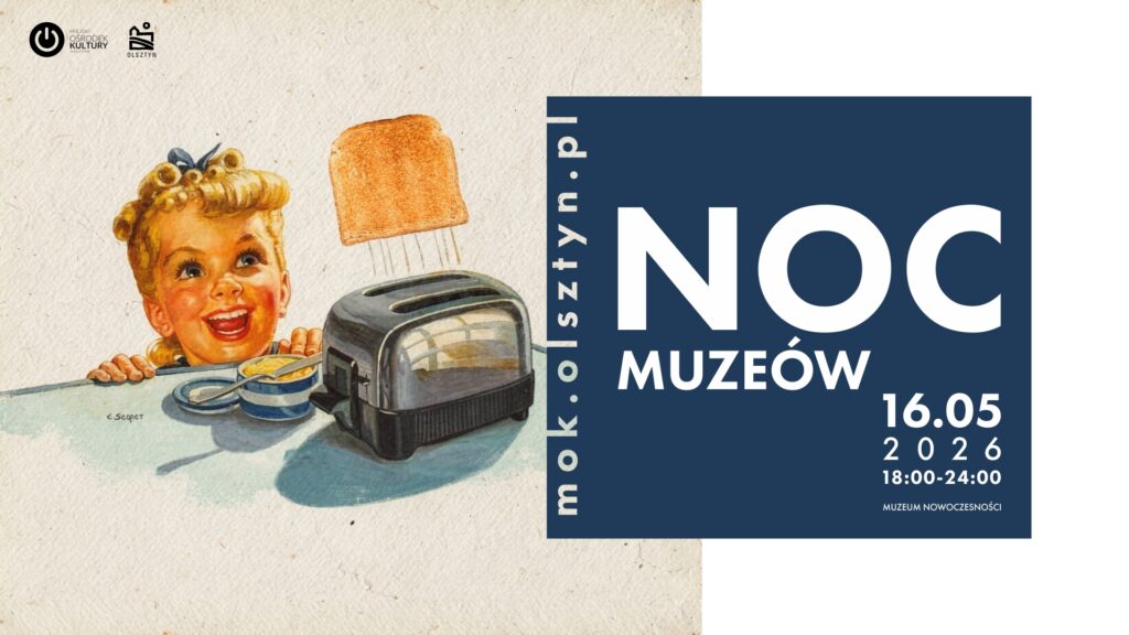 Uśmiechnięta dziewczynka z tosterem i tostami.