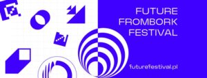 Logo Future Frombork Festival z geometrycznymi kształtami