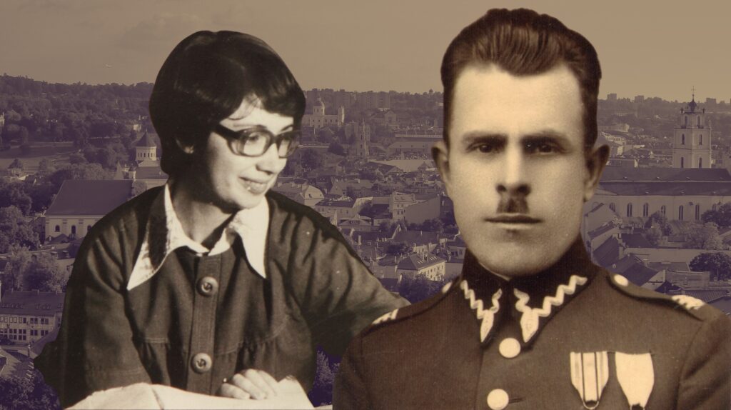 Na zdjęciu dwie postacie na tle miasta.