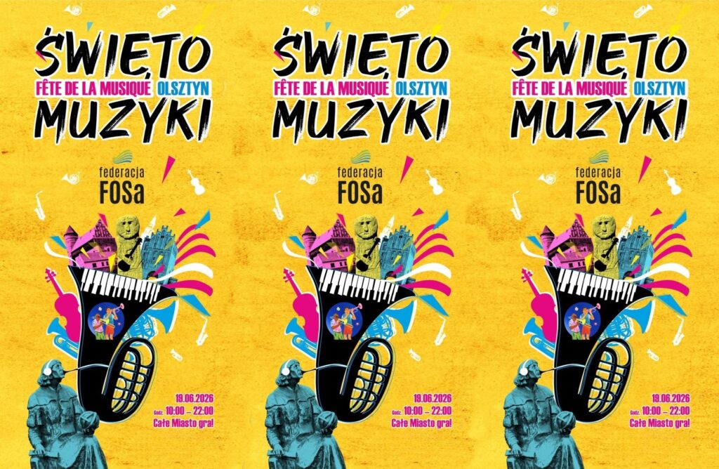 Plakat wydarzenia Święto Muzyki Olsztyn