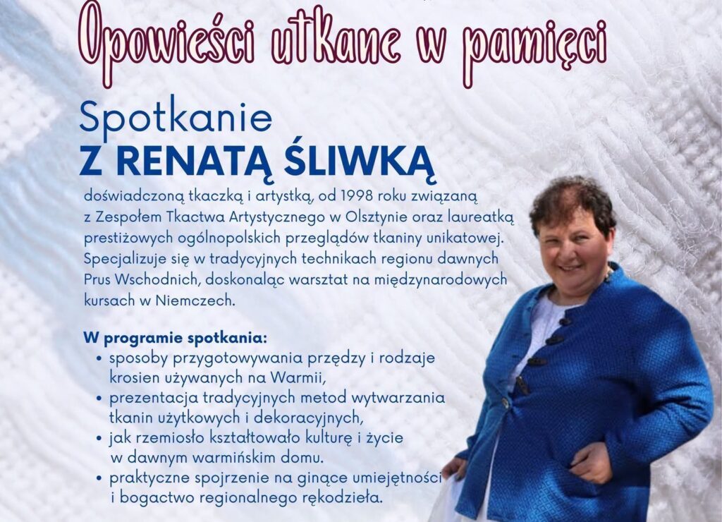 Spotkanie z artystką Renatą Śliwką.