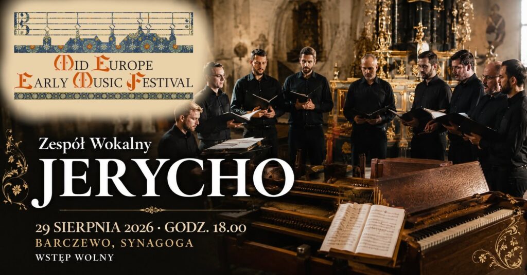 Zespół Wokalny Jericho podczas koncertu w synagodze.