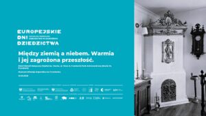 Plakat wydarzenia z datą i informacją o wystawie w Fromborku.