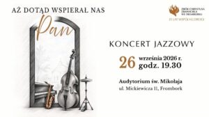 Plakat zapraszający na koncert jazzowy