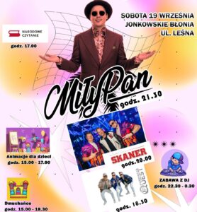 Plakat promujący wydarzenie kulturalne