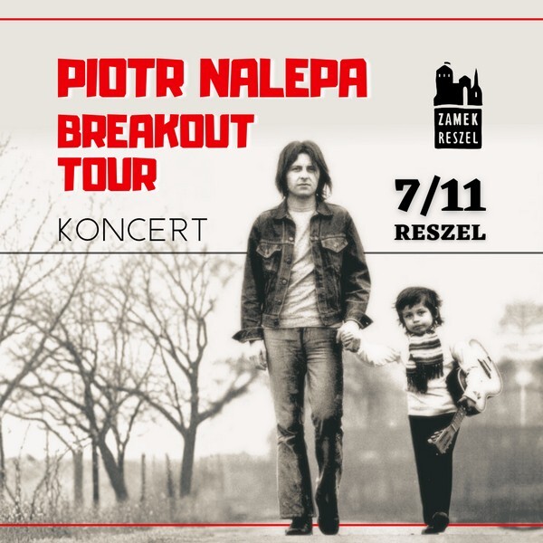 Plakat koncertu Piotra Nalepy w Reszlu.